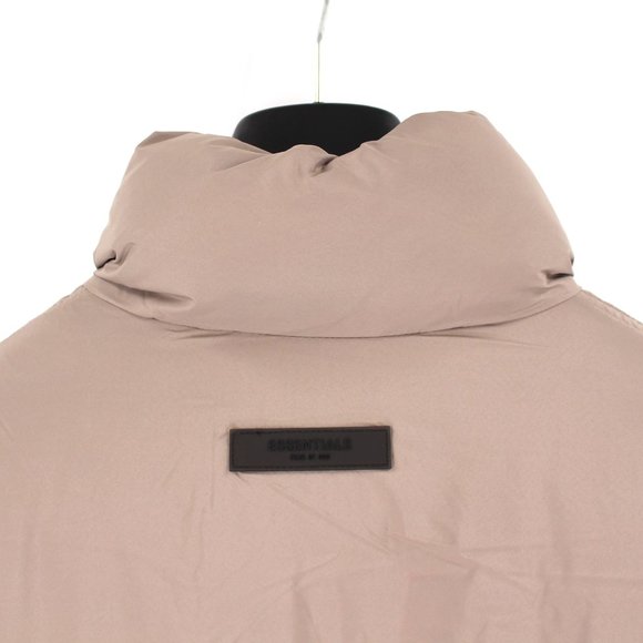 Essentials Fear Of God Quilted Anorak 1/2 Zip Pullover Jacket Desert Taupe S NEW - Picture 7 of 9